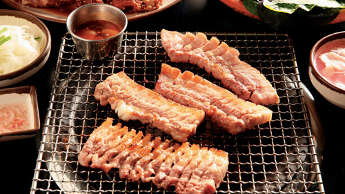 黒豚焼き（済州道）