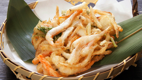 シロエビかき揚げ