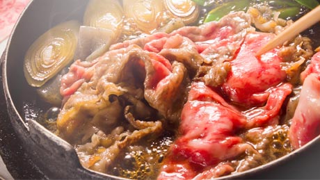 松阪牛のすき焼き