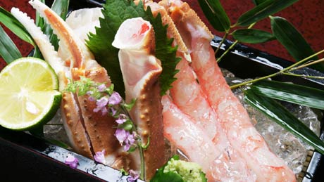 松葉ガニ料理