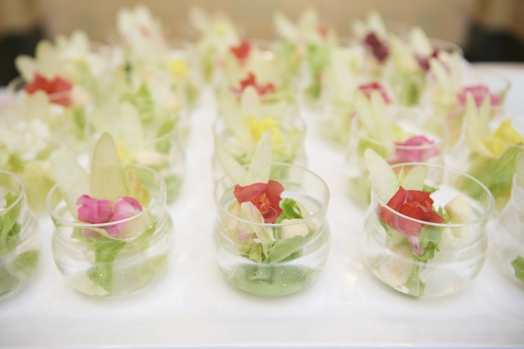 東京ディズニーランドホテル　シャーウッドガーデン・レストラン　朝食　ティンカーベル　ジャーサラダ