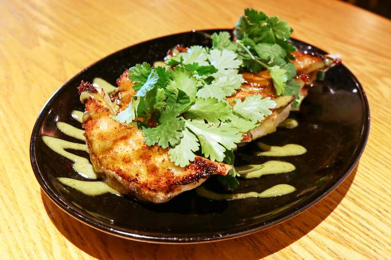 オリオン餃子　宇都宮駅前　パクチー餃子