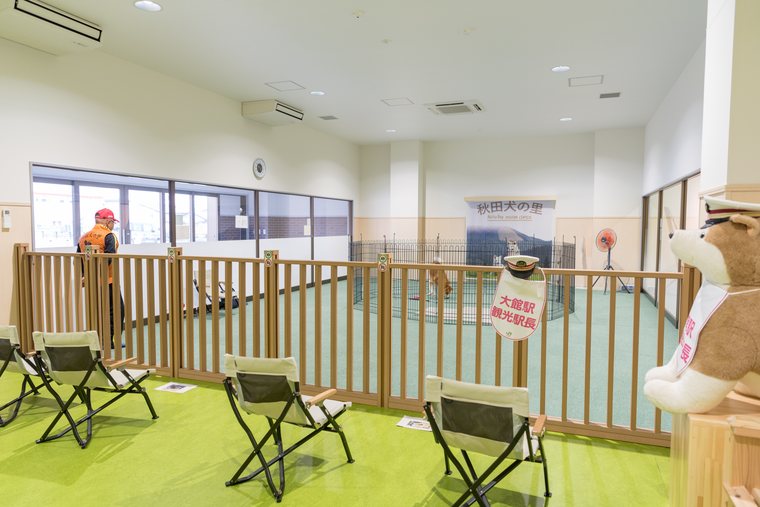 大館市観光交流施設「秋田犬の里(あきたいぬのさと)」