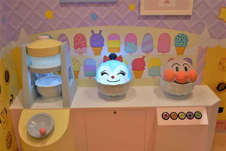 アンパンマンミュージアム　「おかしのいえ」　かき氷