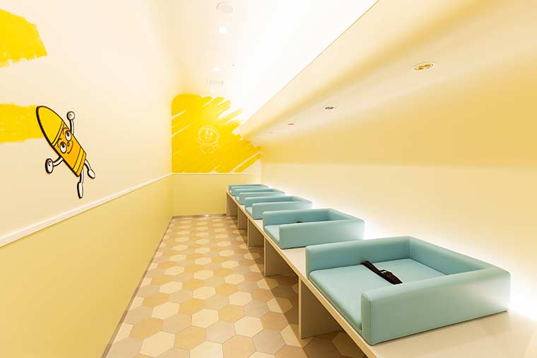 アンパンマンミュージアム　ファミリーステーション　オムツ替え