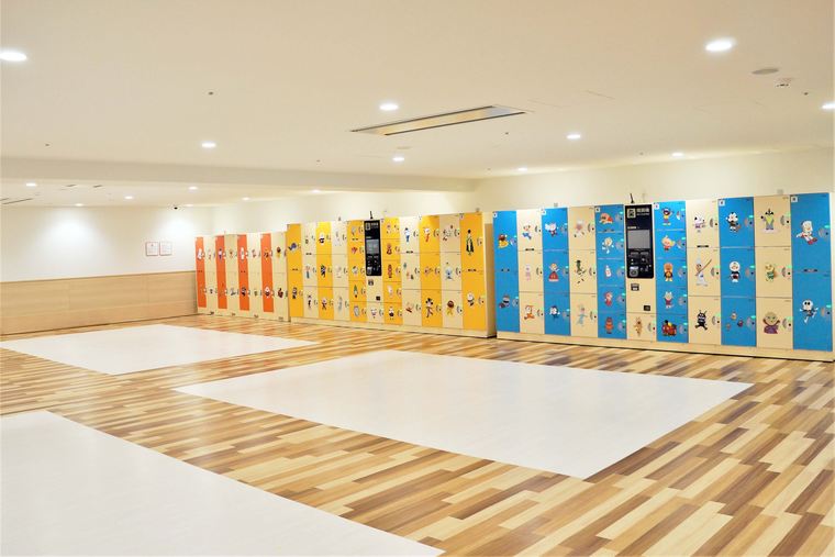 アンパンマンミュージアム　ベビーカー置き場