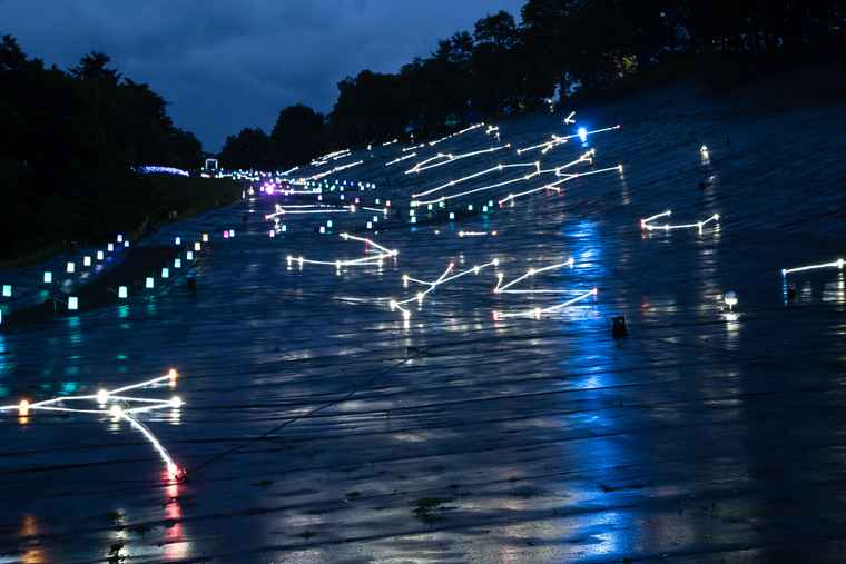 星座が瞬くミルキーウェイ