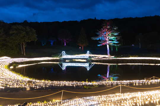 オーロラショーのゾーン