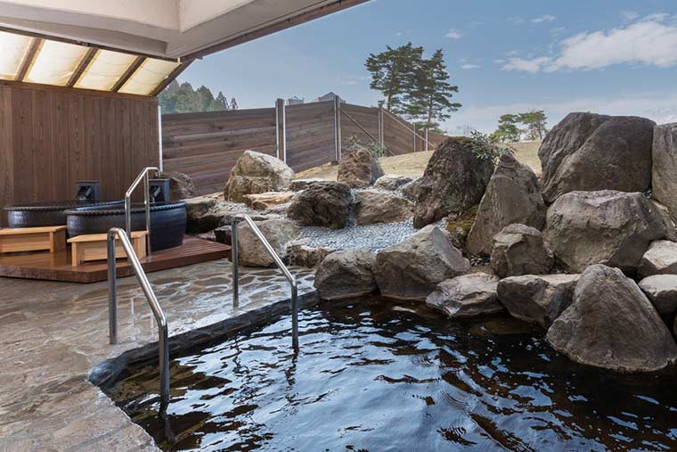 2018年4月にリニューアルした露天風呂