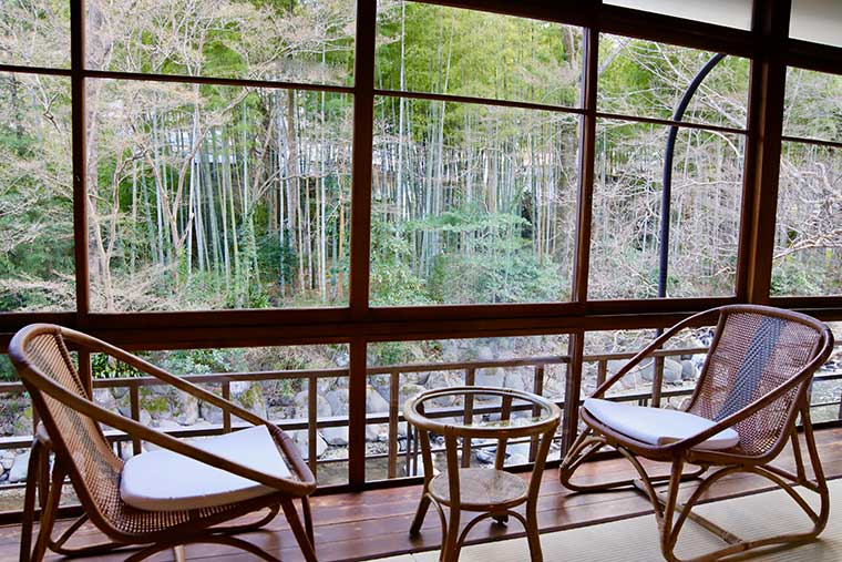 新井旅館「花の棟」の客室