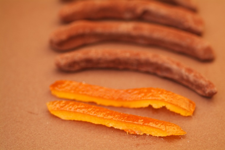 リスト「オレンジピールチョコレート」