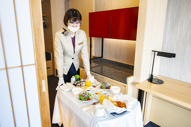 ザ・キャピトルホテル 東急 朝食 ルームサービス