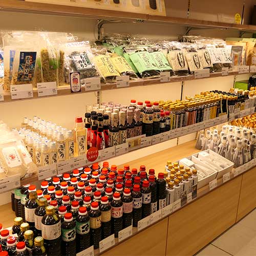 道の駅のと千里浜 店内の様子