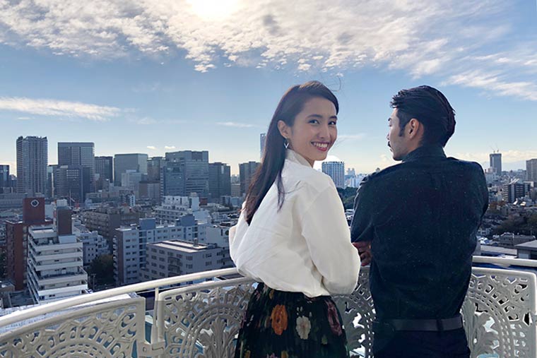 グランドプリンスホテル新高輪　クラブフロア　バルコニー風景