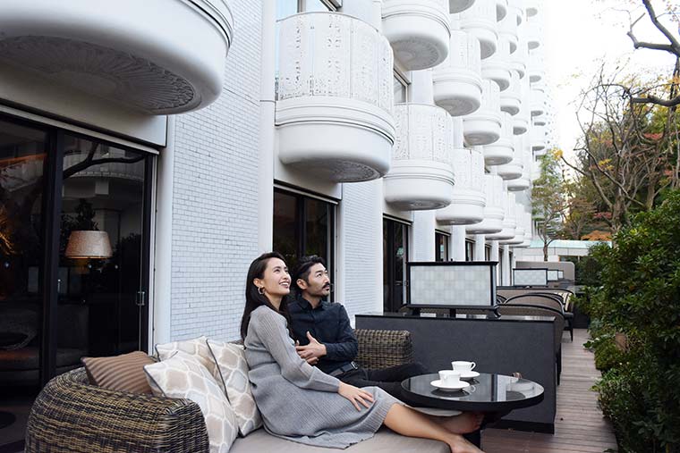 グランドプリンスホテル新高輪　クラブフロア　ガーデンテラス