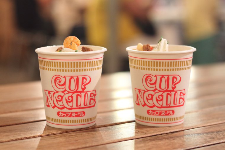 カップヌードルミュージアム 横浜 ソフトクリーム