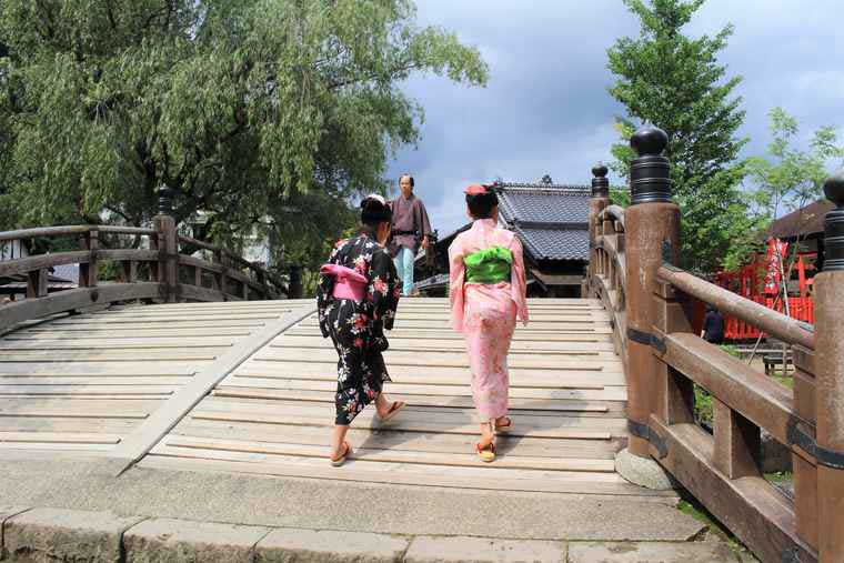 日光江戸村 町娘に変身