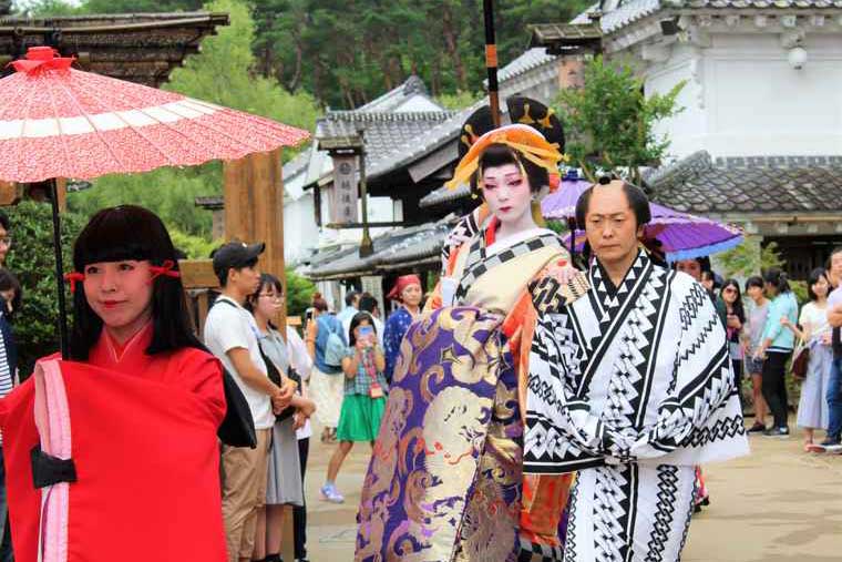 日光江戸村 花魁道中