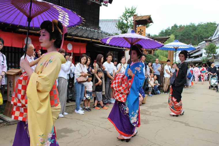 日光江戸村 花魁道中