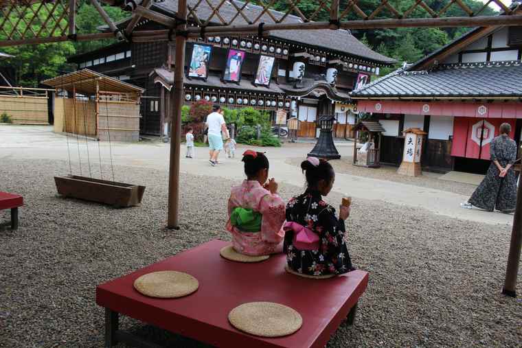 日光江戸村 ソフトクリーム