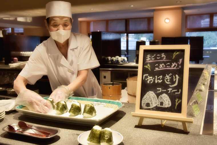 下呂温泉　小川屋　朝食バイキング