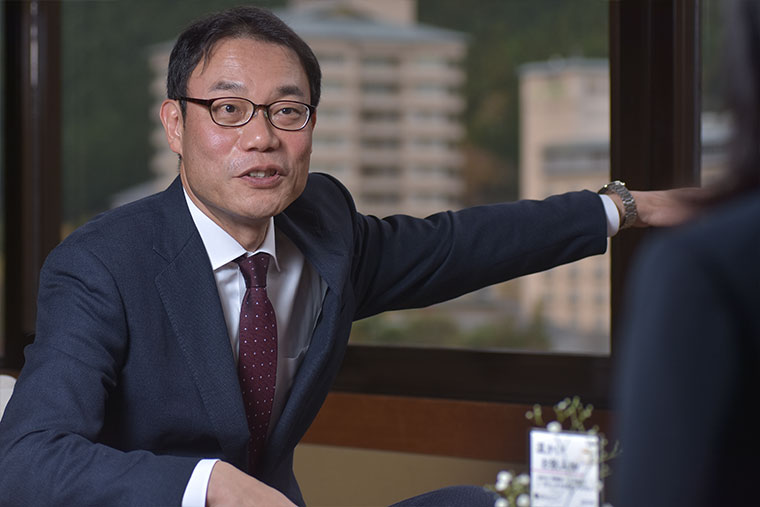 下呂温泉　小川屋　支配人・川東さん