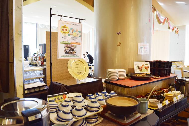 岐阜都ホテル　朝ごはんフェスティバル2018優勝メニューコーナー