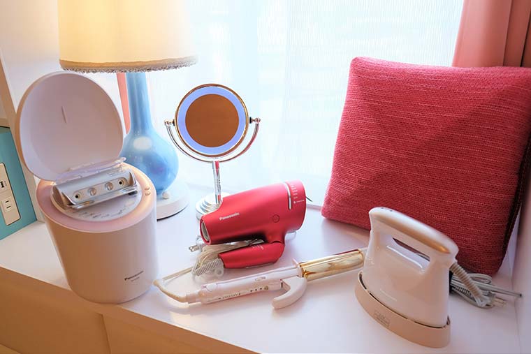ホテルユニバーサルポート 「Girlyルーム」美容家電