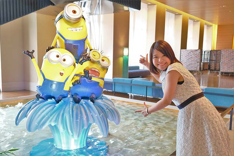 ホテルユニバーサルポート ミニオン ロビー