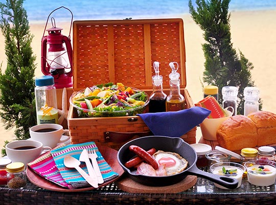 ぶどうの樹グランピング福岡　海風と波の音