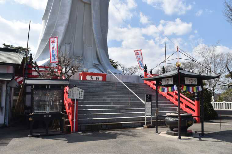 高崎市のシンボル「高崎白衣大観音」を拝観