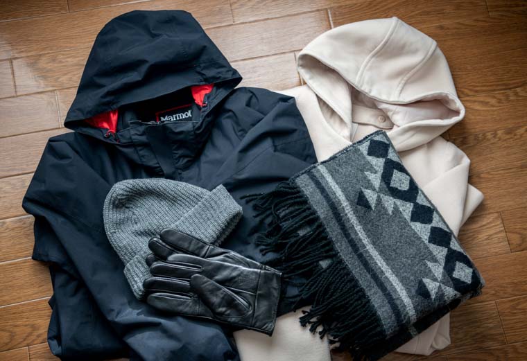 冬の函館山に行く服装