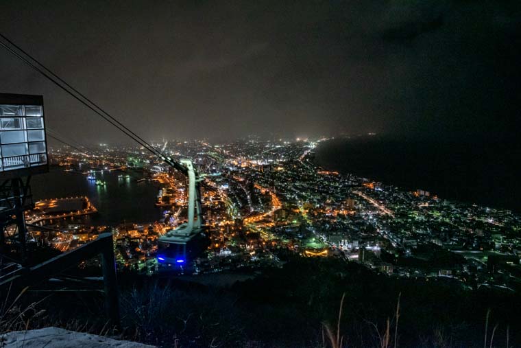 漁火公園から見える夜景