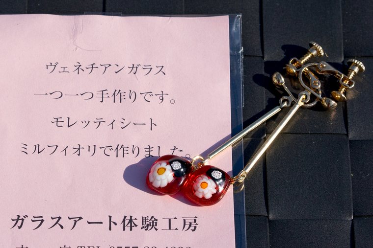 箱根湯本駅前体験工房 イヤリング