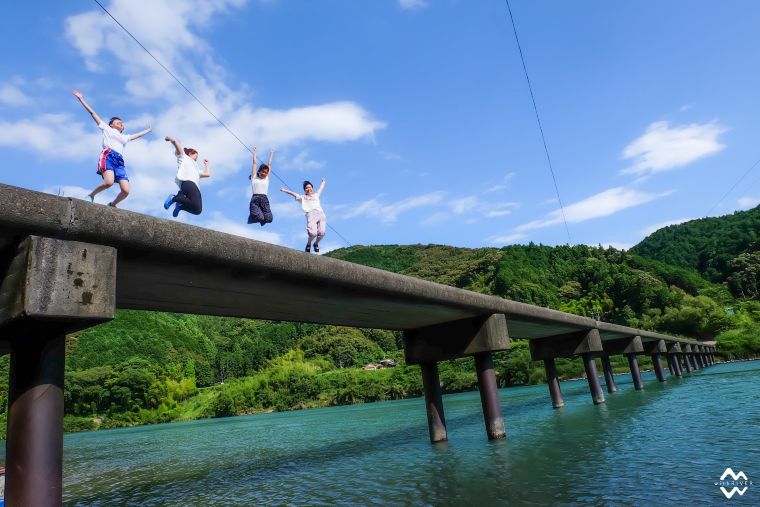 手付かずの自然がいっぱいの四万十川