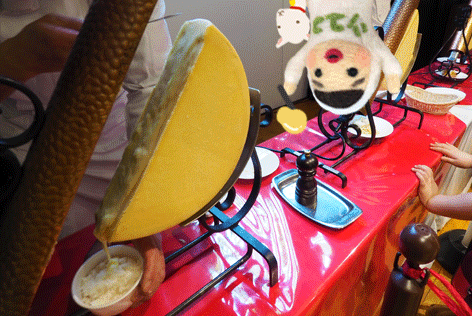 ハイジの村とろ～りチーズ料理“ラクレット”とワインと夜景に酔いしれて･･･"