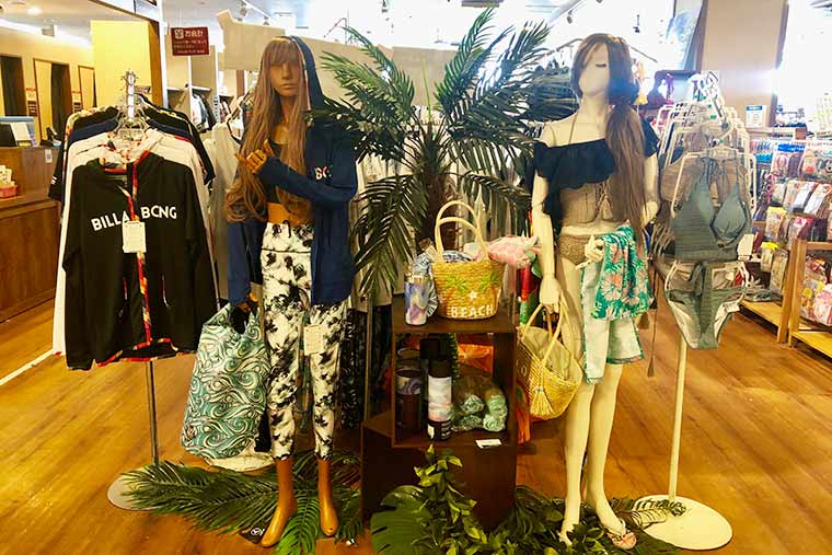 スパリゾートハワイアンズ　水着ショップ「サーファーズパラダイス」