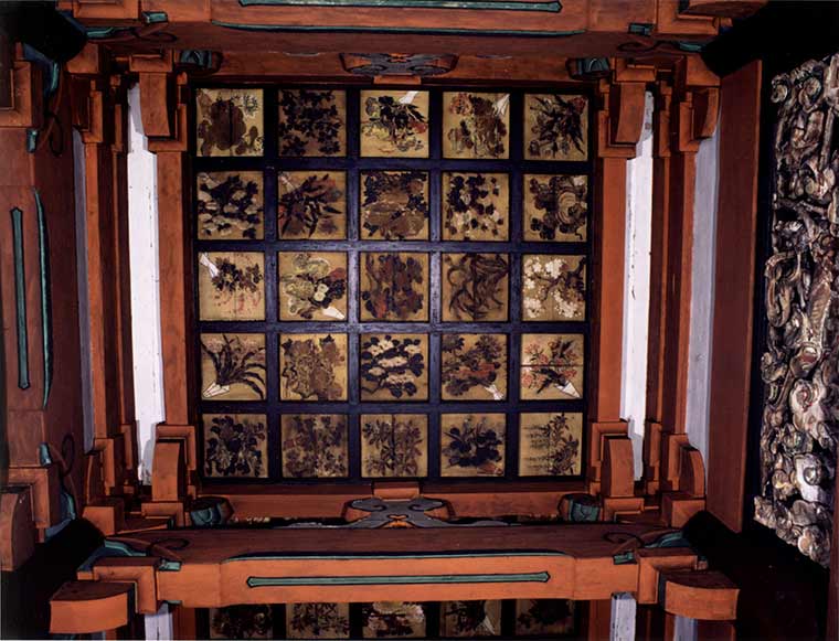 比叡山延暦寺 根本中堂 花天井