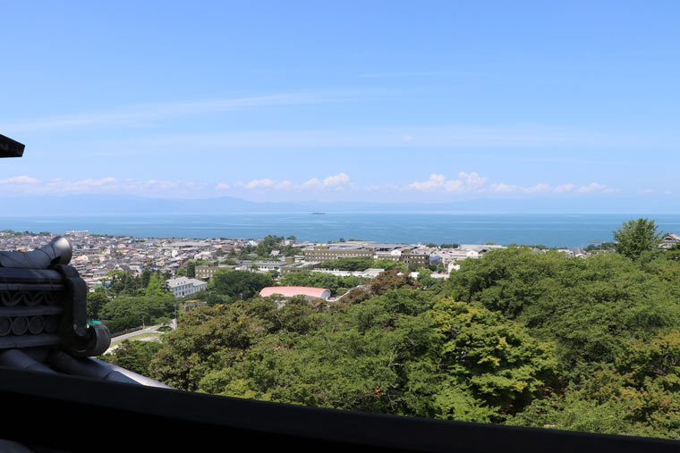 比良山系を望遠