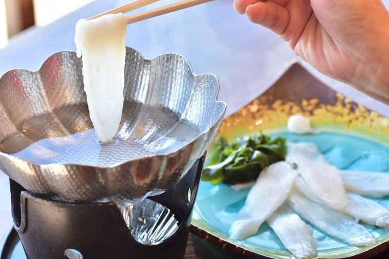 日間賀島 御やど乙姫のたこのしゃぶしゃぶ