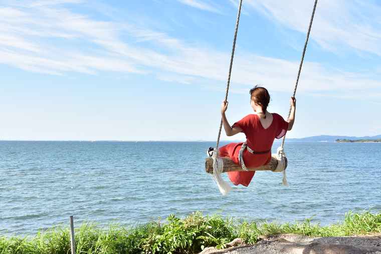 日間賀島 恋人のブランコ
