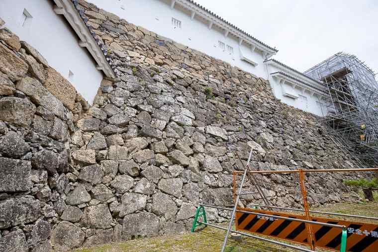 姫路城の石垣