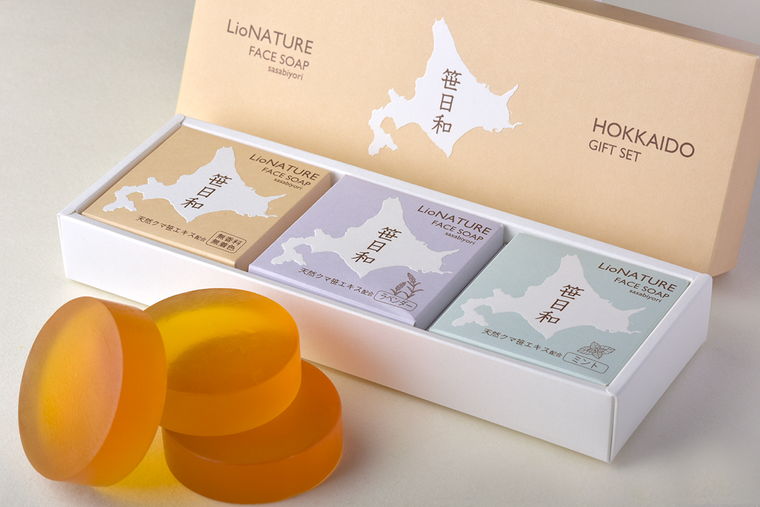 道の駅サーモンパーク千歳　フェイスソープ笹日和