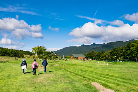 グループでパークゴルフ