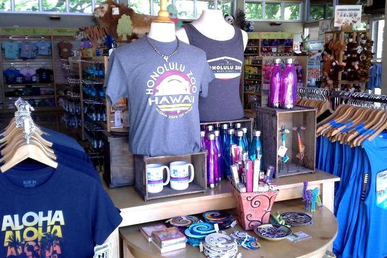 ホノルル動物園のお土産ショップ