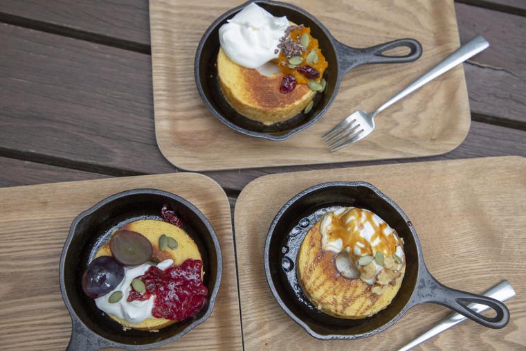 森のひとときで焼いたバームクーヘン