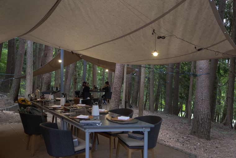 星のや富士のフォレストキッチン