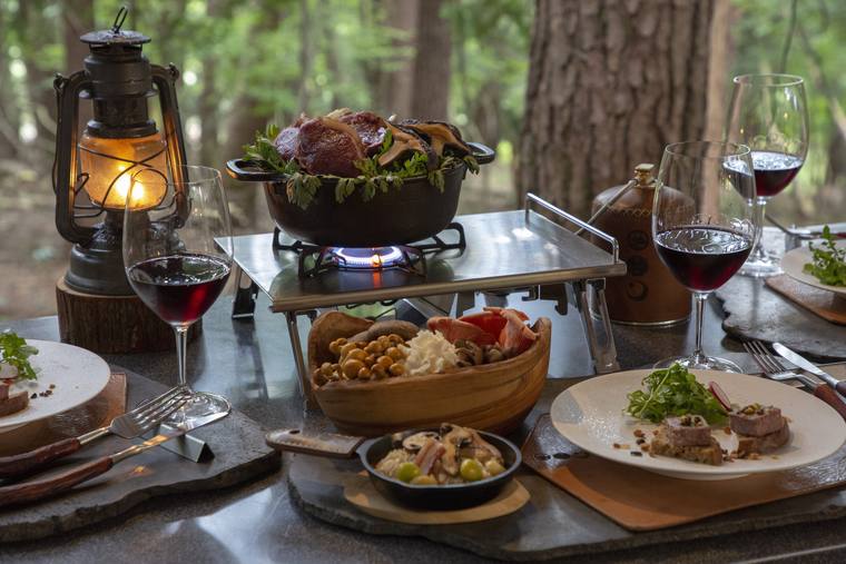 星のや富士で提供されるジビエ料理