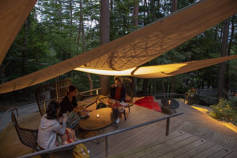 クラウドテラスのテラス席