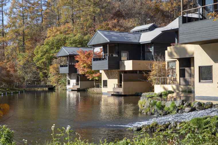 星のや軽井沢　水波の部屋